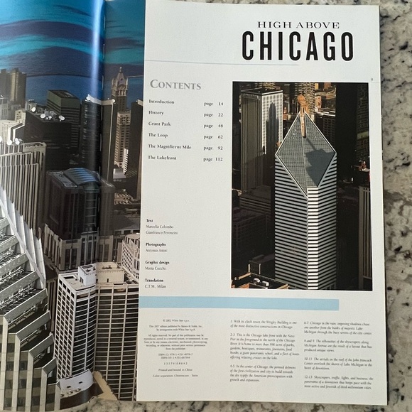 High Above Chicago Oversized 17X12 Coffee Table Book Hardback Home Decor - Picture 12 of 16
